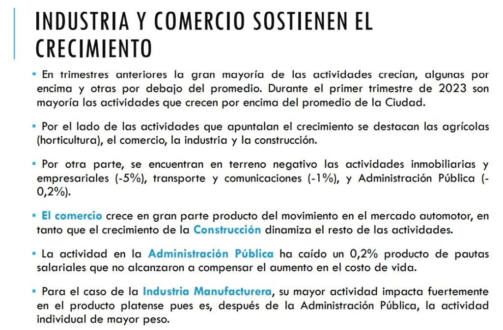 Actividad Economica IT sostenimiento Cámara de Comercio, Industria y Servicios de La Plata