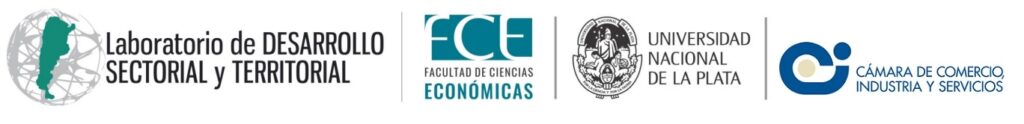 Logos informe mensual Cámara de Comercio, Industria y Servicios de La Plata