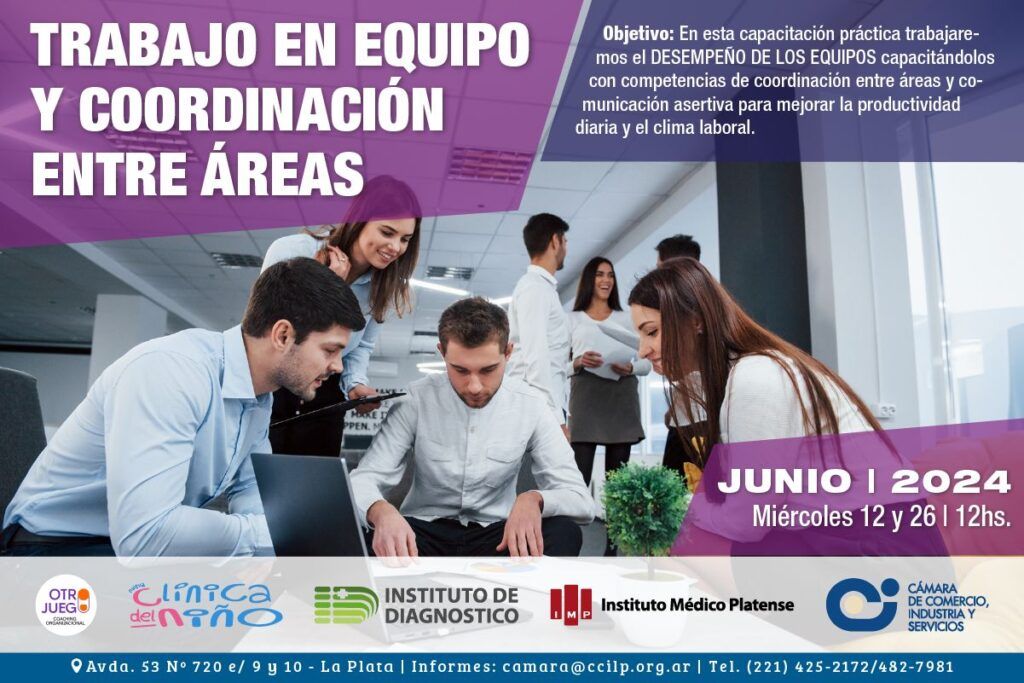 Capacitacion In Company 2024 flyer Cámara de Comercio, Industria y Servicios de La Plata