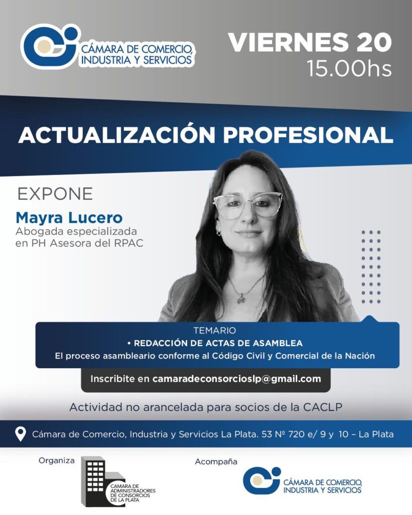 Actualizacion Profesional Cámara de Comercio, Industria y Servicios de La Plata