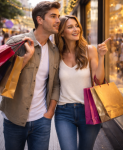 pareja comprando joven 1